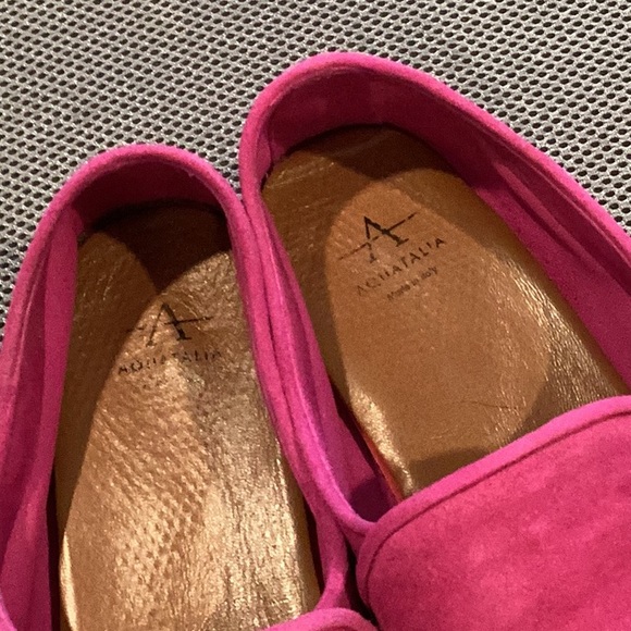 Pink Suede Aquatalia Loafers - Picture 3 of 8